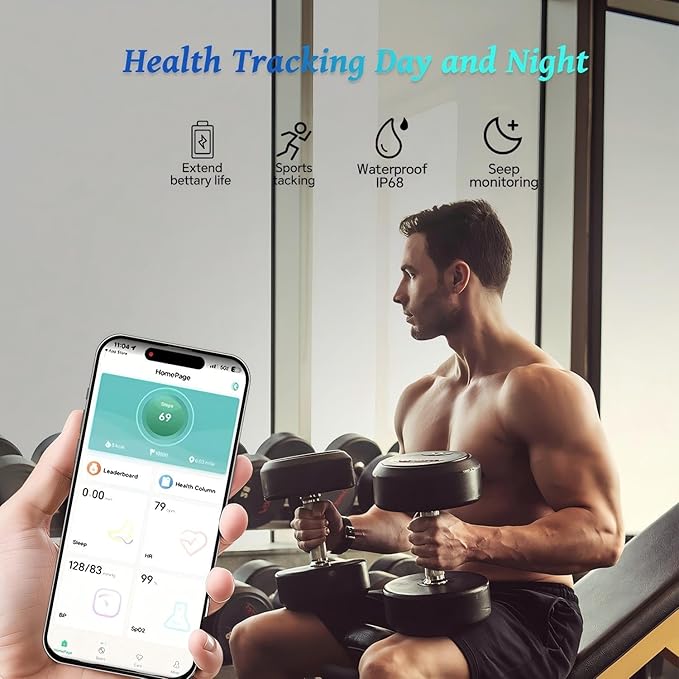 Omalex Smart Ring – Smart Health & Sleep Tracker