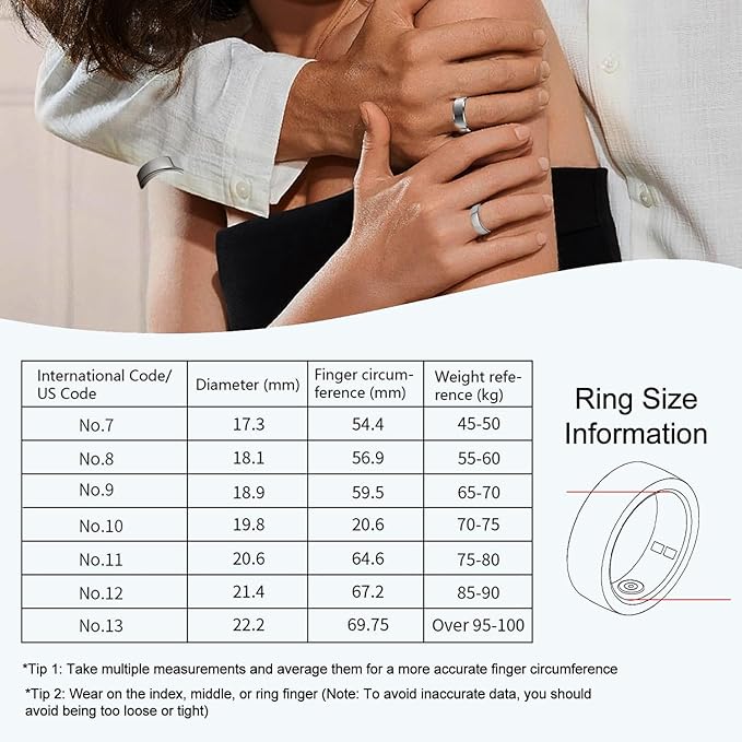 Omalex Smart Ring – Smart Health & Sleep Tracker