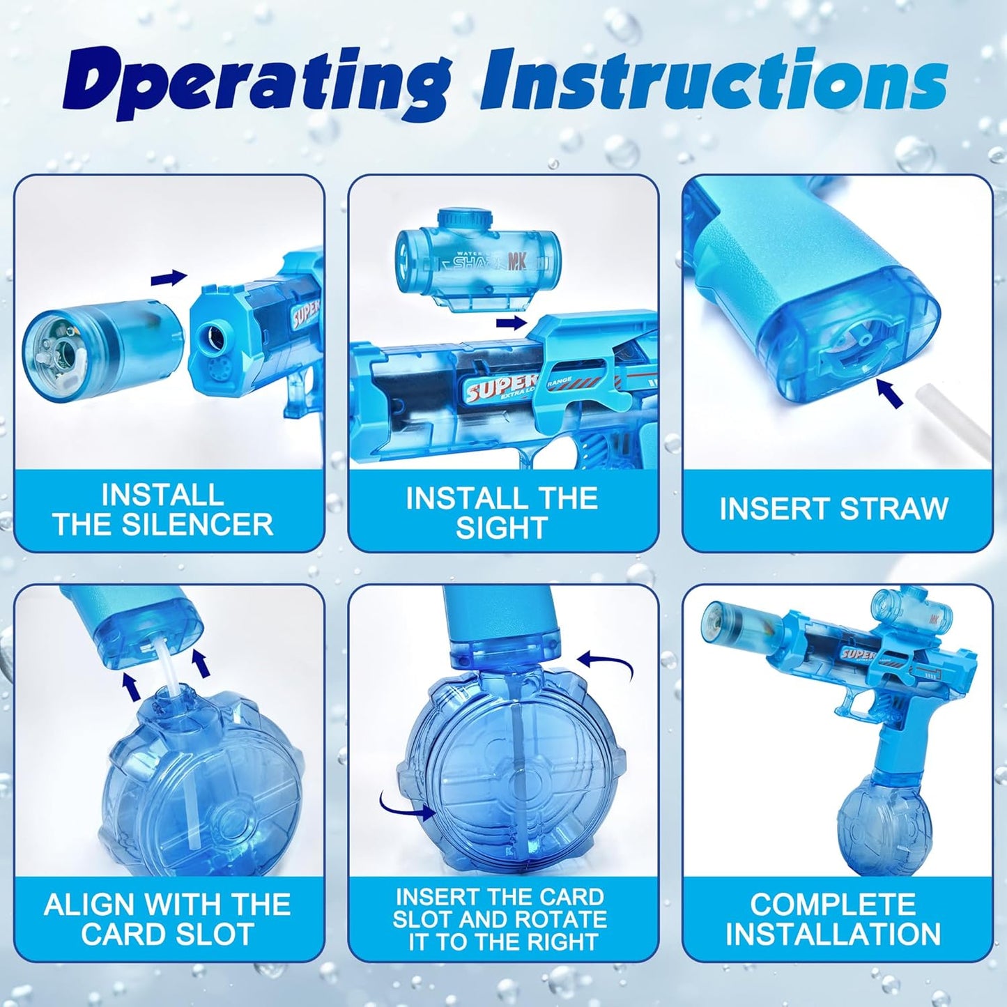 SuperSplash™ LED Water Blaster Pro