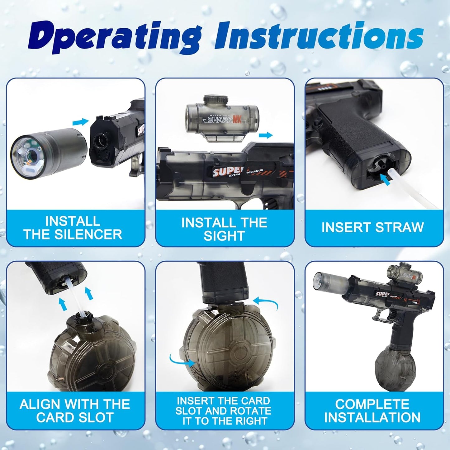 SuperSplash™ LED Water Blaster Pro
