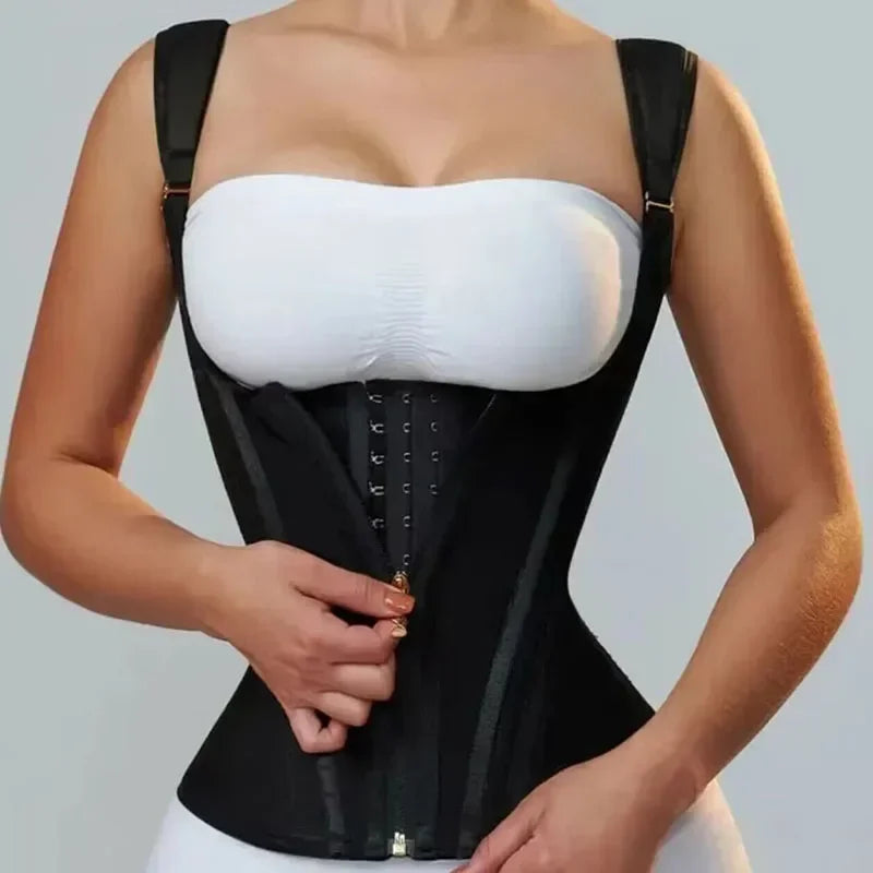 Body Shaper Adjustable Double Compression Waist Trainer