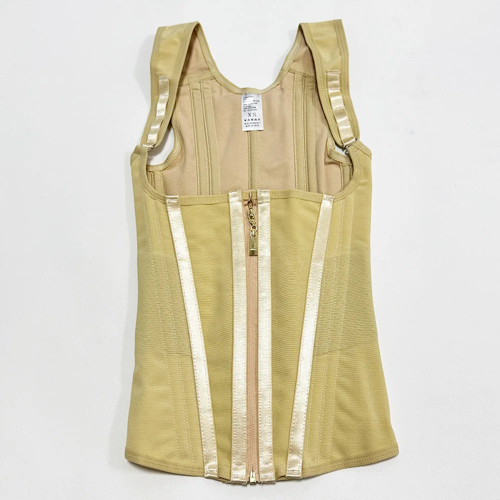 Body Shaper Adjustable Double Compression Waist Trainer