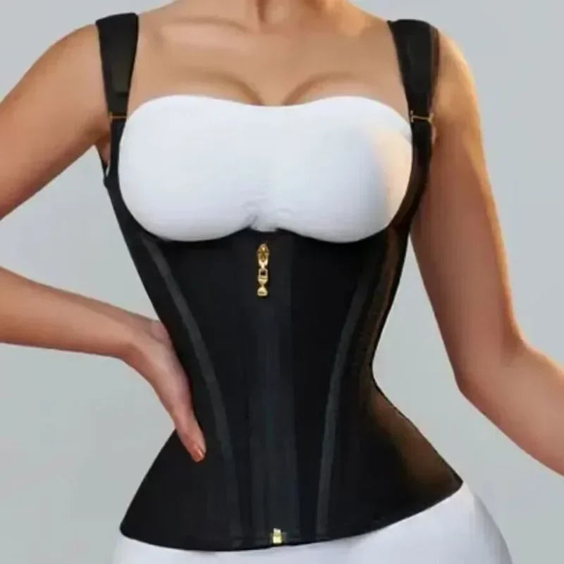 Body Shaper Adjustable Double Compression Waist Trainer