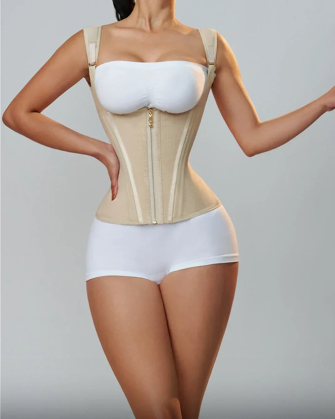 Body Shaper Adjustable Double Compression Waist Trainer