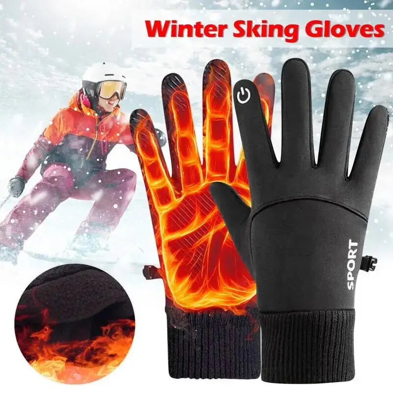 Winter Waterproof Sport Touch Screen Fleece Gloves