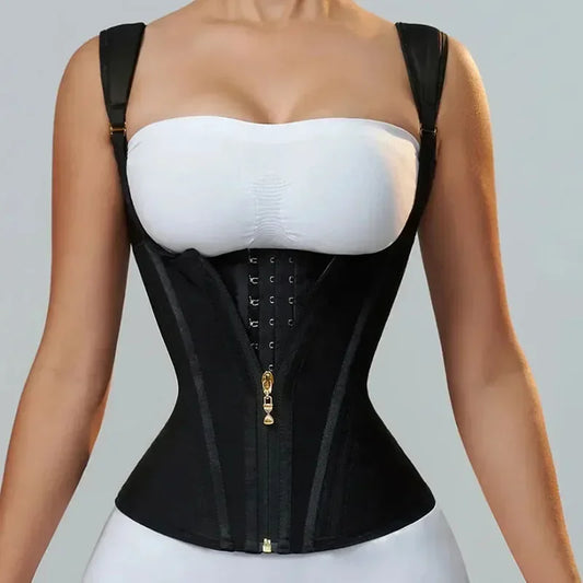 Body Shaper Adjustable Double Compression Waist Trainer