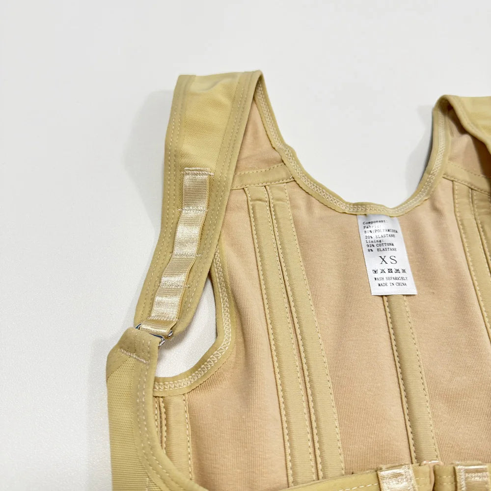 Body Shaper Adjustable Double Compression Waist Trainer