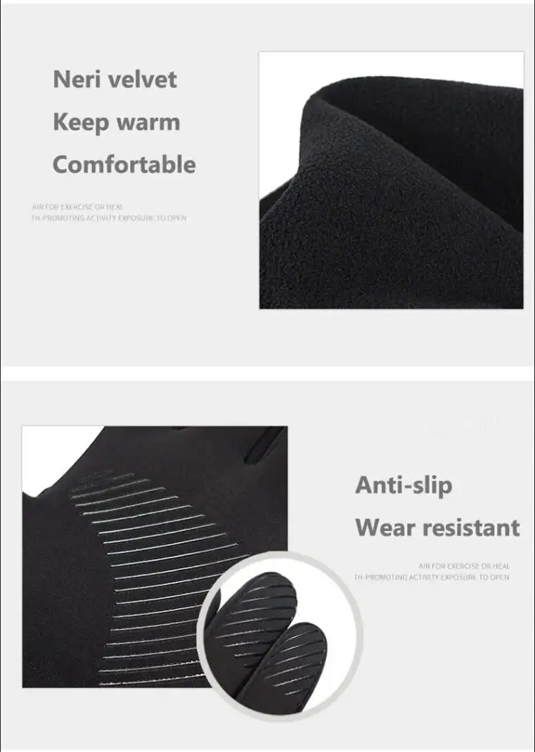 Winter Waterproof Sport Touch Screen Fleece Gloves