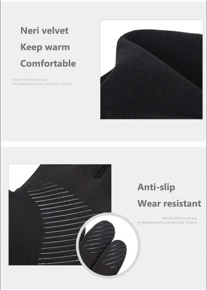 Winter Waterproof Sport Touch Screen Fleece Gloves