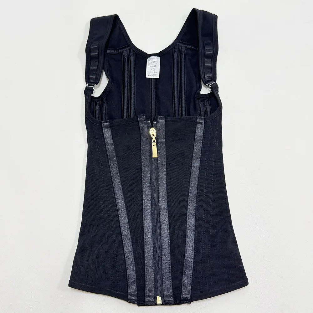 Body Shaper Adjustable Double Compression Waist Trainer