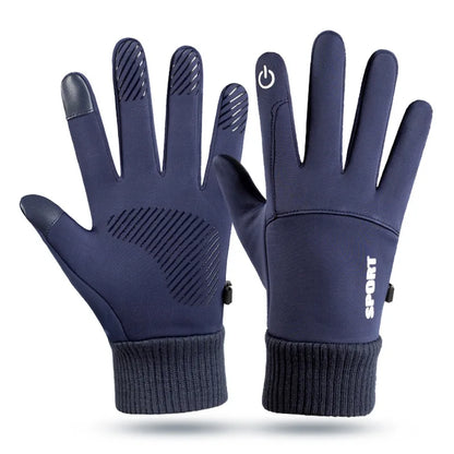 Winter Waterproof Sport Touch Screen Fleece Gloves